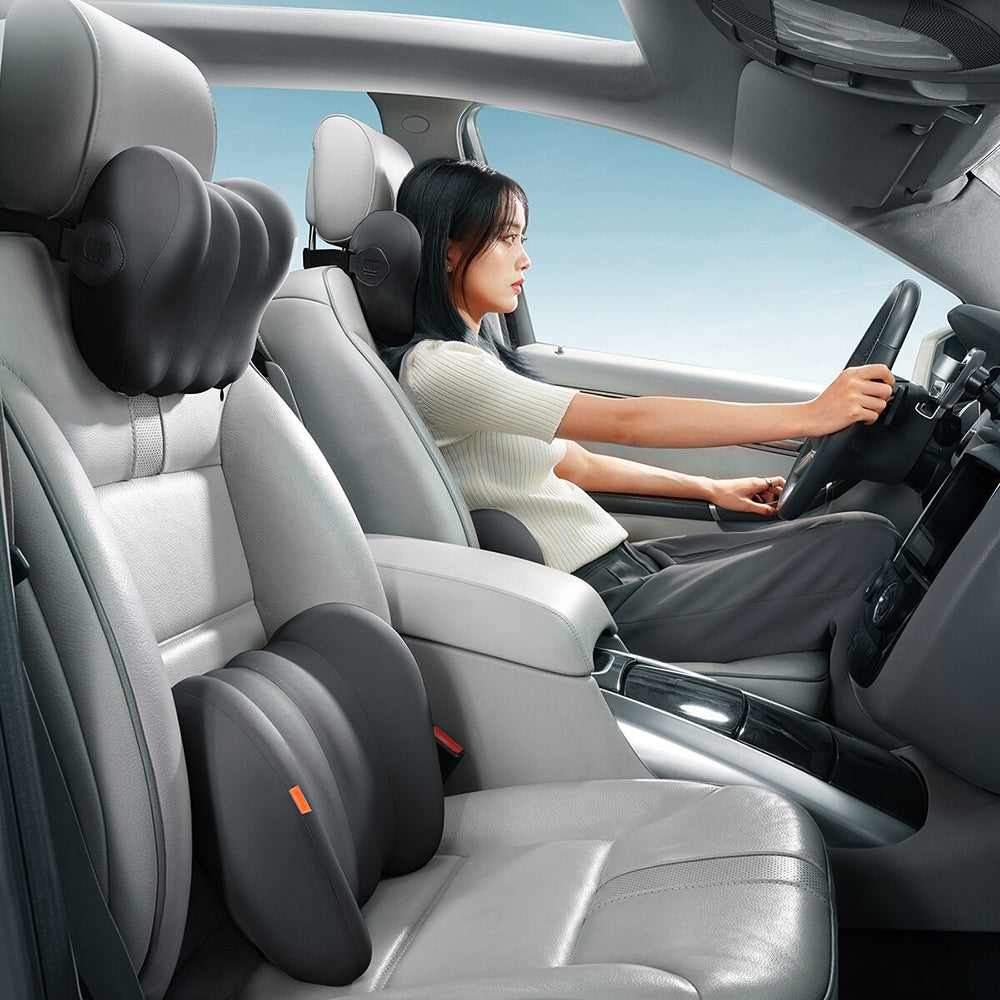 Baseus - Lumbar Pillow Comfort Ride Series (C20036401111-00) - for Car Travelling - Black