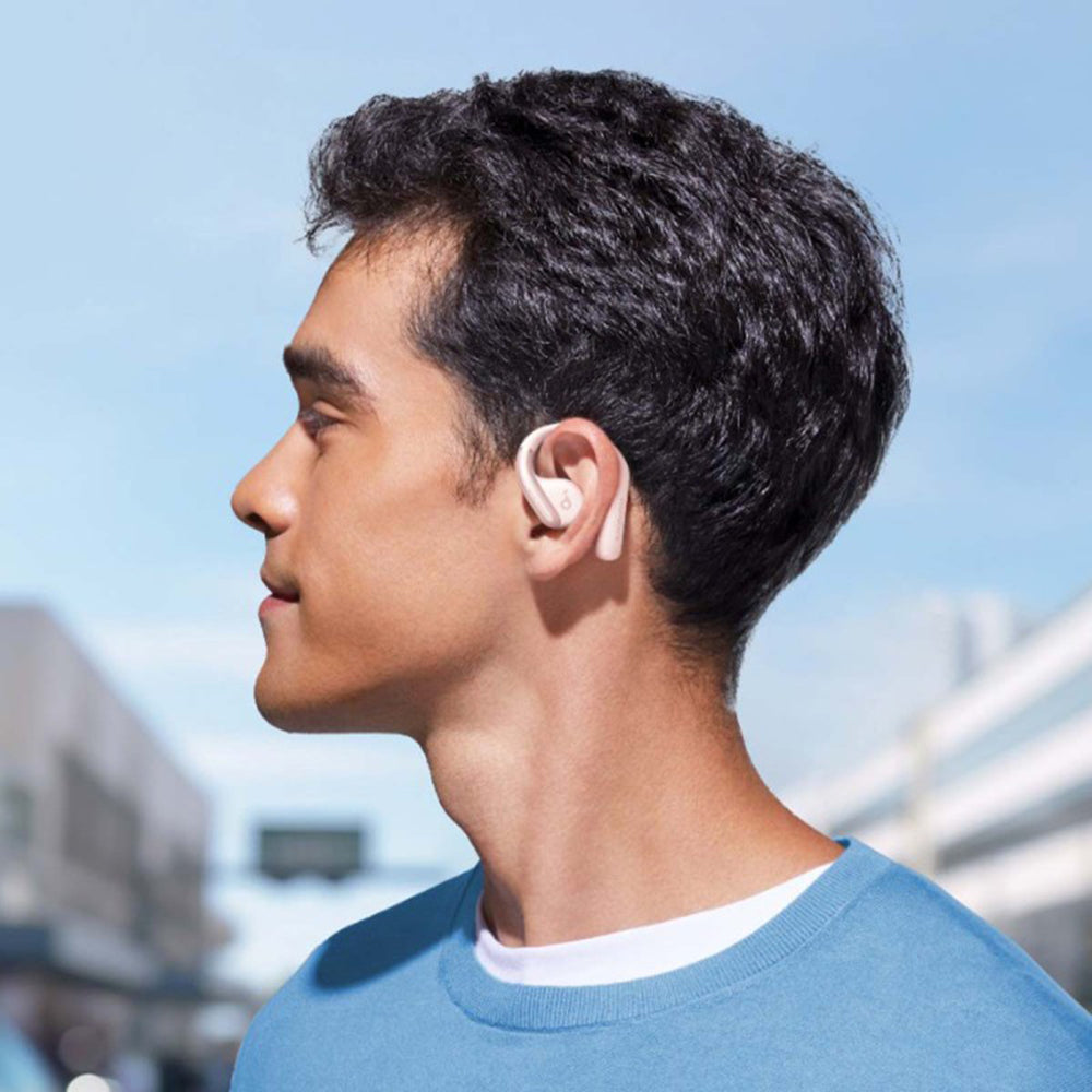 Anker - Wireless Earbuds SoundCore AeroFit (A3872G21) - for Sport, Bluetooth, Waterproof - White