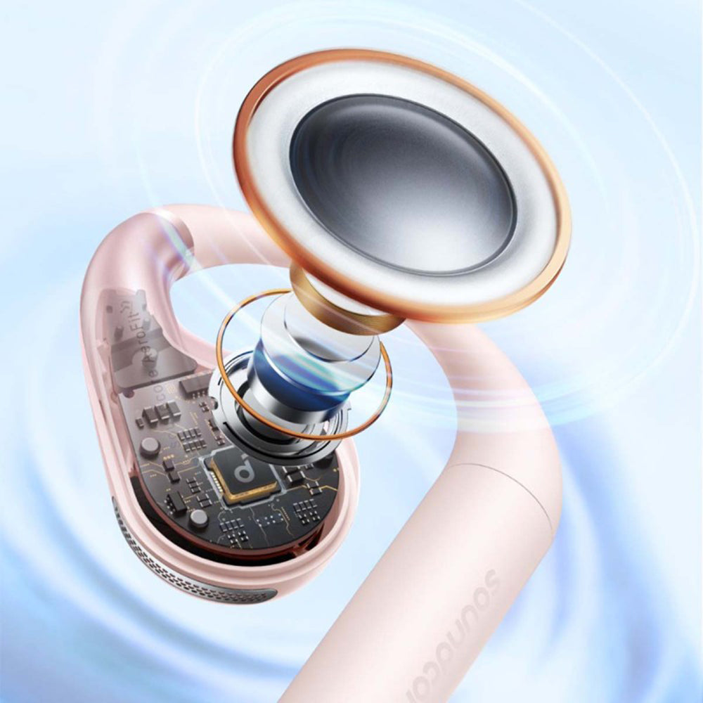 Anker - Wireless Earbuds SoundCore AeroFit (A3872G21) - for Sport, Bluetooth, Waterproof - White