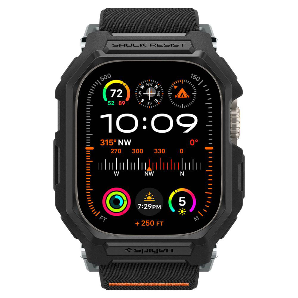 Spigen Accesoriu smartwatch Spigen Lite Fit "Pro" (ACS07104) compatibil cu Apple Watch Ultra / Ultra 2, Negru Mat – imag