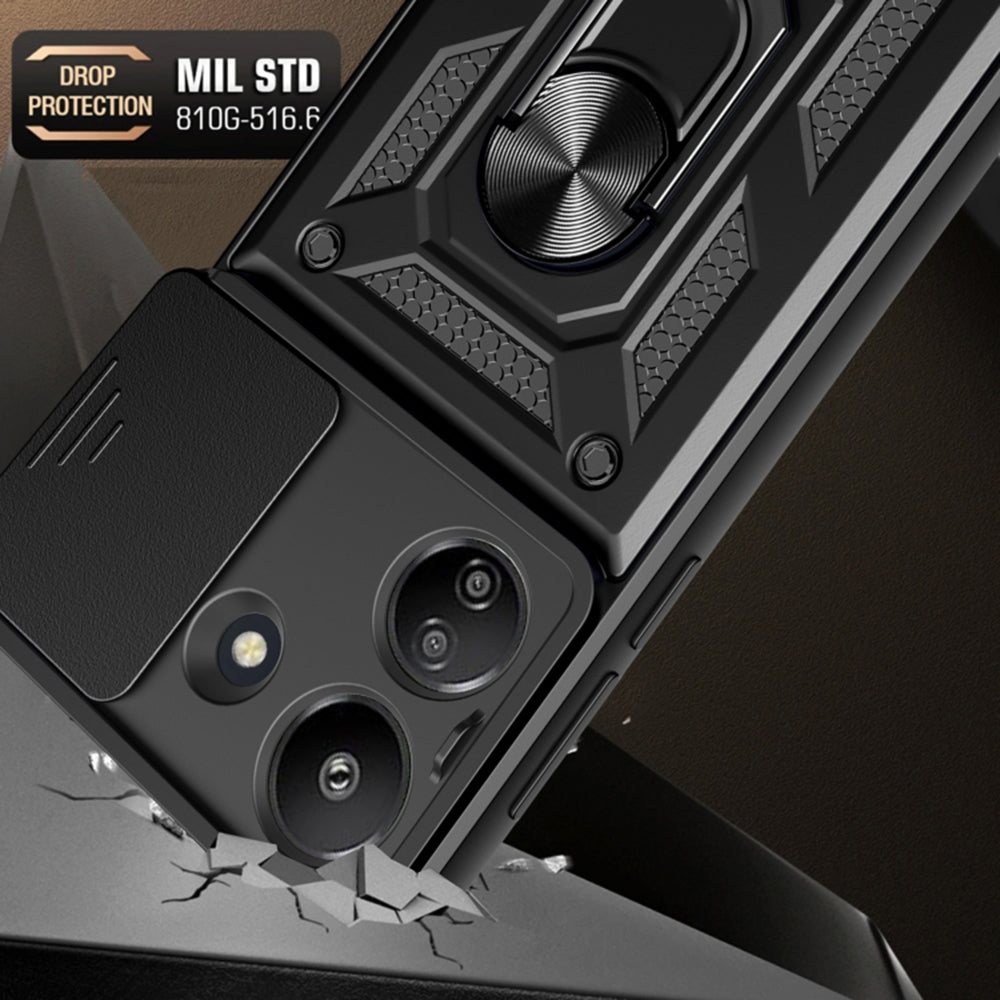 Techsuit - CamShield Series - Xiaomi Redmi 13C 5G - Black