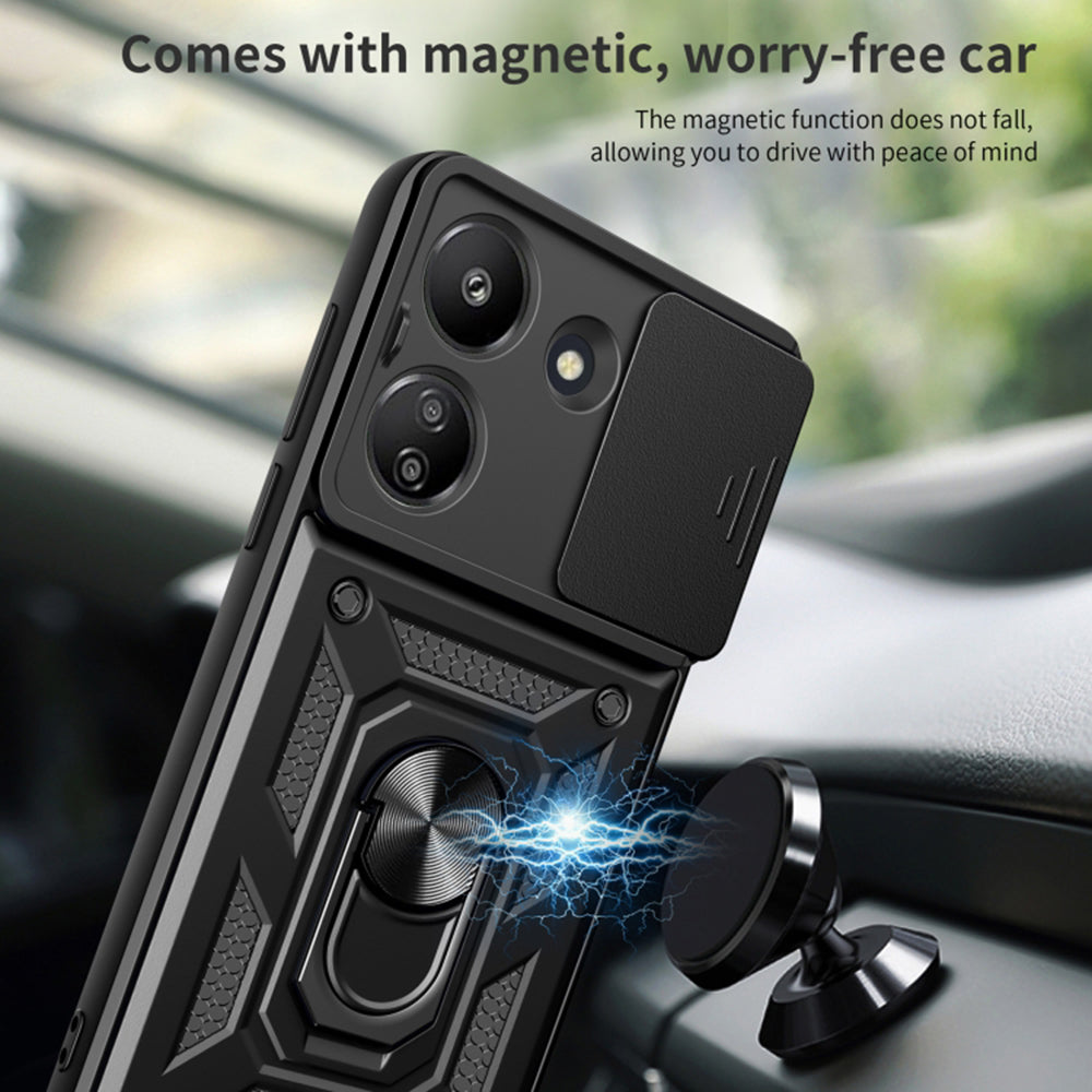 Techsuit - CamShield Series - Xiaomi Redmi 13C 5G - Black