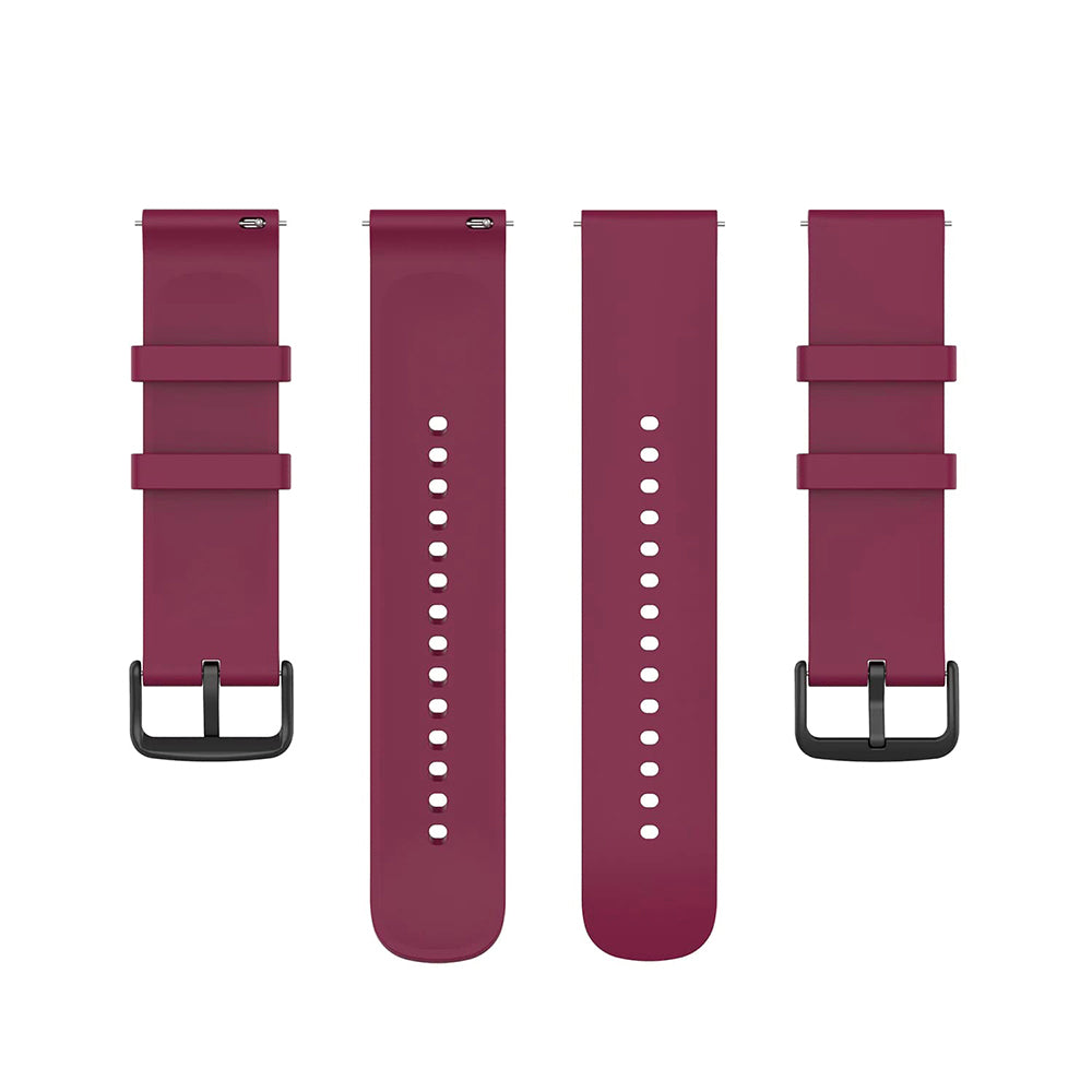 Techsuit - Watchband 22mm (W001) - Samsung Galaxy Watch (46mm)/Watch 3/Gear S3, Huawei Watch GT/GT 2/GT 3 (46mm) - Dark 