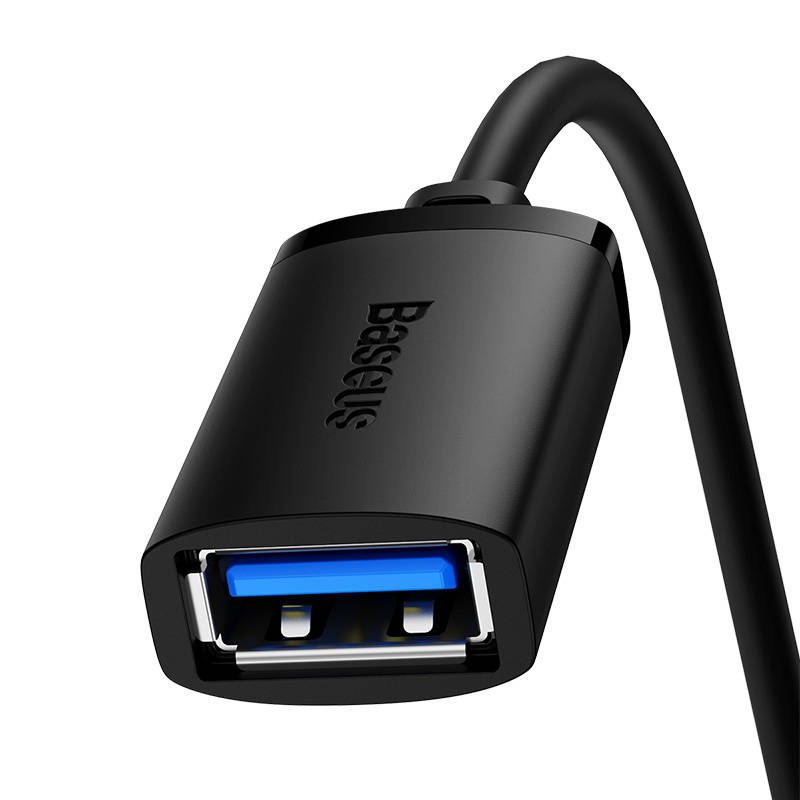 Baseus - Extension Cable AirJoy Series (B00631103111-01) - USB Male to Female USB 3.0, 0.5m - Black