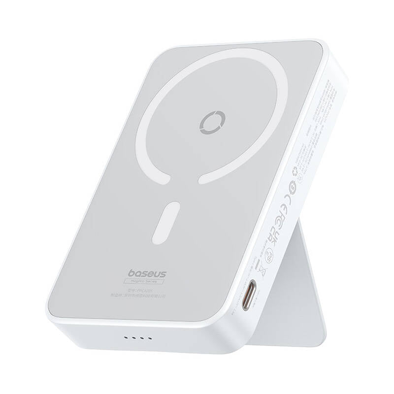 Baseus - Power Bank MagPro Magnetic PPCXZ05 (P10064101223-00) - USB-C, 5000mAh, 20W, MagSafe, Cable Type-C, 3A, 30cm - W