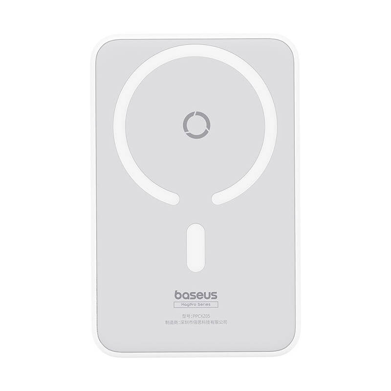 Baseus - Power Bank MagPro Magnetic PPCXZ05 (P10064101223-00) - USB-C, 5000mAh, 20W, MagSafe, Cable Type-C, 3A, 30cm - W