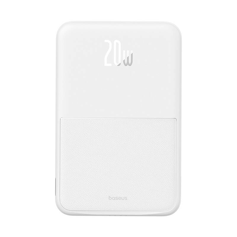 Baseus - Power Bank MagPro Magnetic PPCXZ05 (P10064101223-00) - USB-C, 5000mAh, 20W, MagSafe, Cable Type-C, 3A, 30cm - W