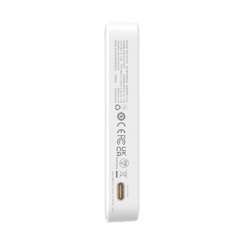 Baseus - Power Bank MagPro Magnetic PPCXZ05 (P10064101223-00) - USB-C, 5000mAh, 20W, MagSafe, Cable Type-C, 3A, 30cm - W