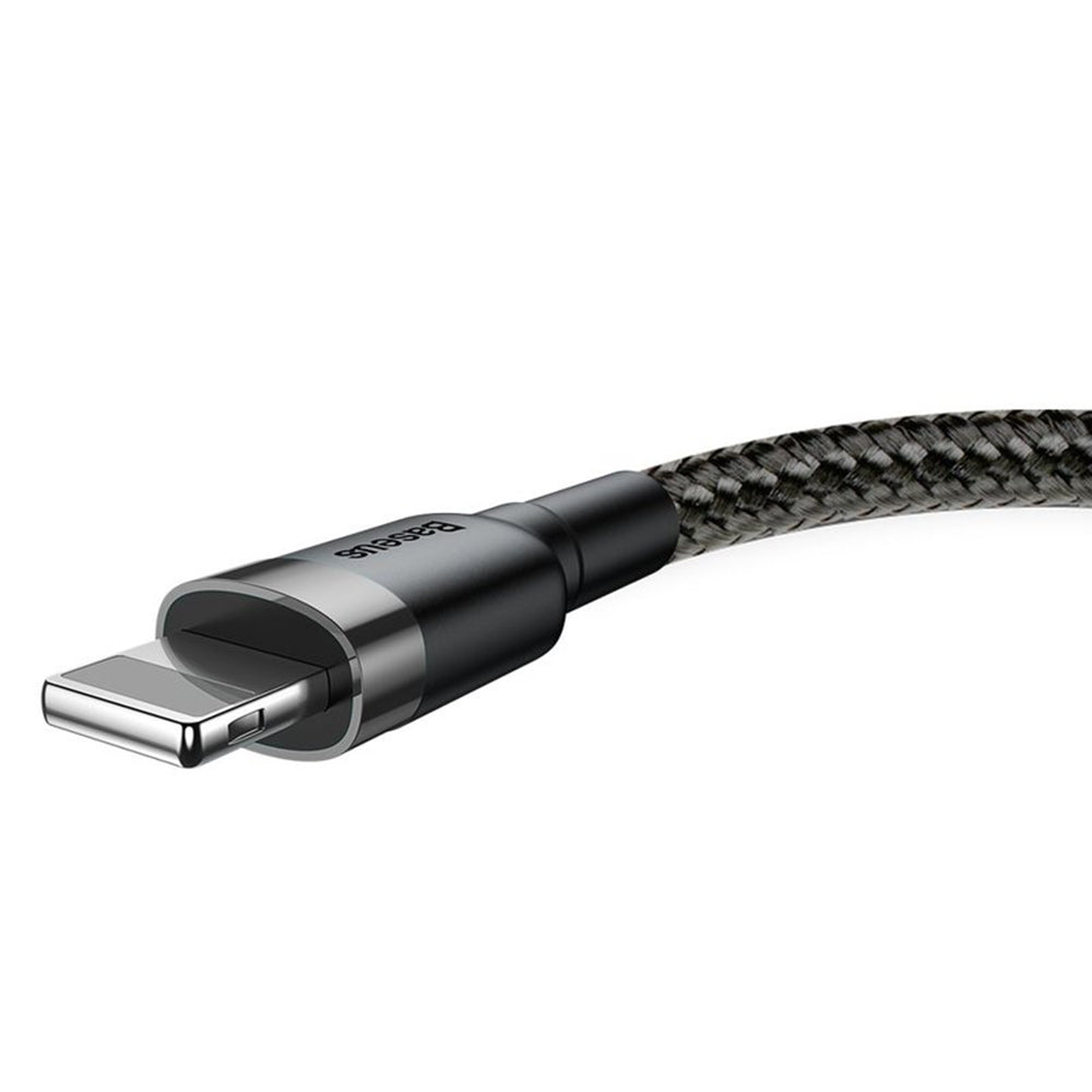 Cablu Baseus Cafule (CALKLF-AG1), USB-Lightning, 2.4A, 50cm, Gri
