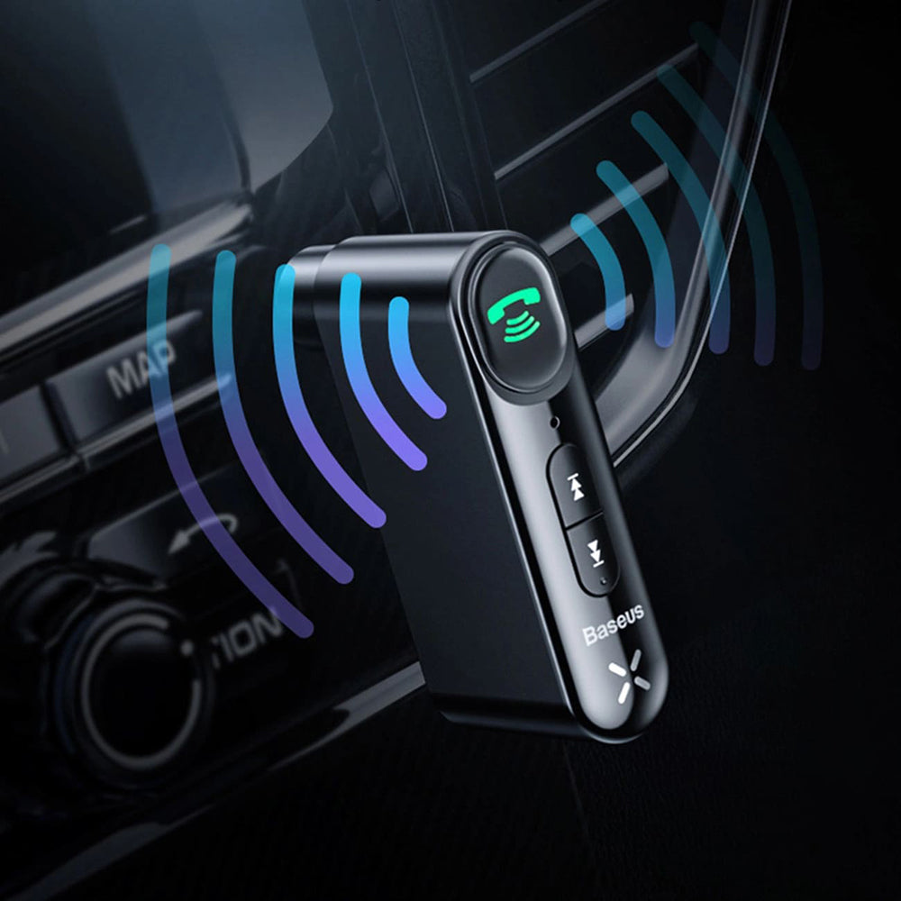 Baseus - Wireless Transmitter BSBA-02 (WXQY010001) - Bluetooth 5.0, Aux, 50Hz-20kHz, 145mAh, Micro-USB Charging Port - B