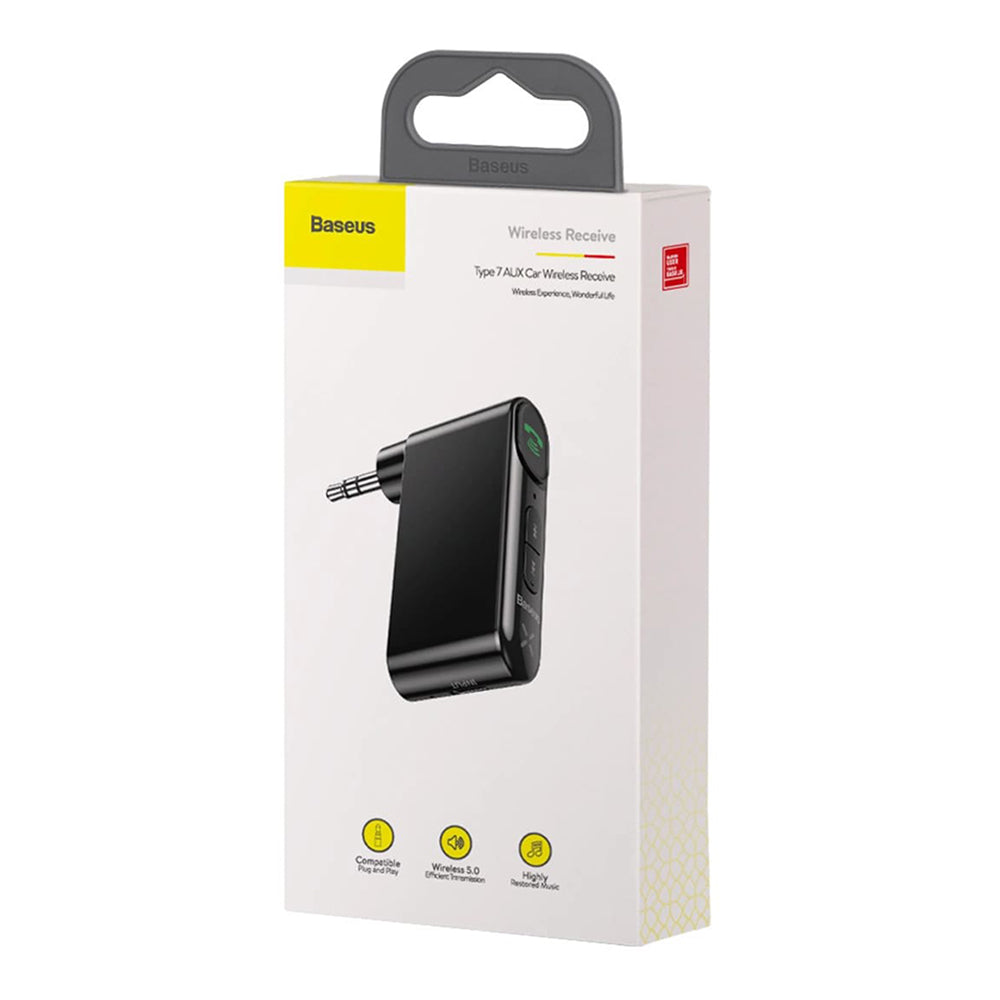 Baseus - Wireless Transmitter BSBA-02 (WXQY010001) - Bluetooth 5.0, Aux, 50Hz-20kHz, 145mAh, Micro-USB Charging Port - B