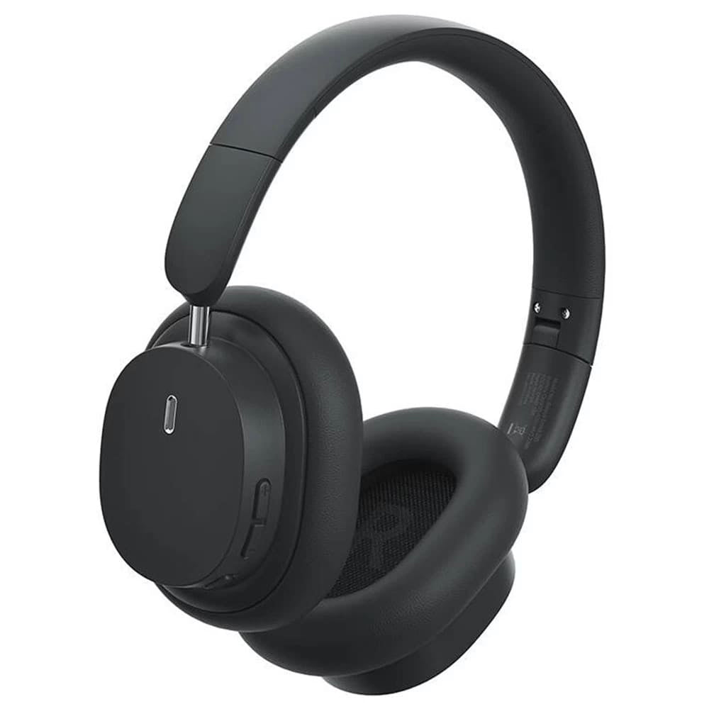 Baseus - Wireless Headphones Bowie D05 (A00024601113-00) - Bluetooth 5.2, ENC Noise Cancelling for HD Calls - Black