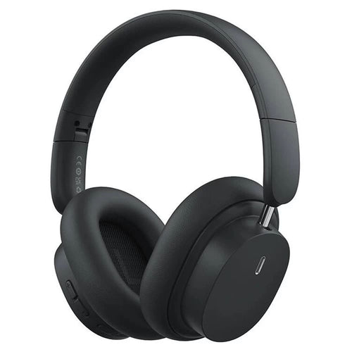 Baseus - Wireless Headphones Bowie D05 (A00024601113-00) - Bluetooth 5.2, ENC Noise Cancelling for HD Calls - Black