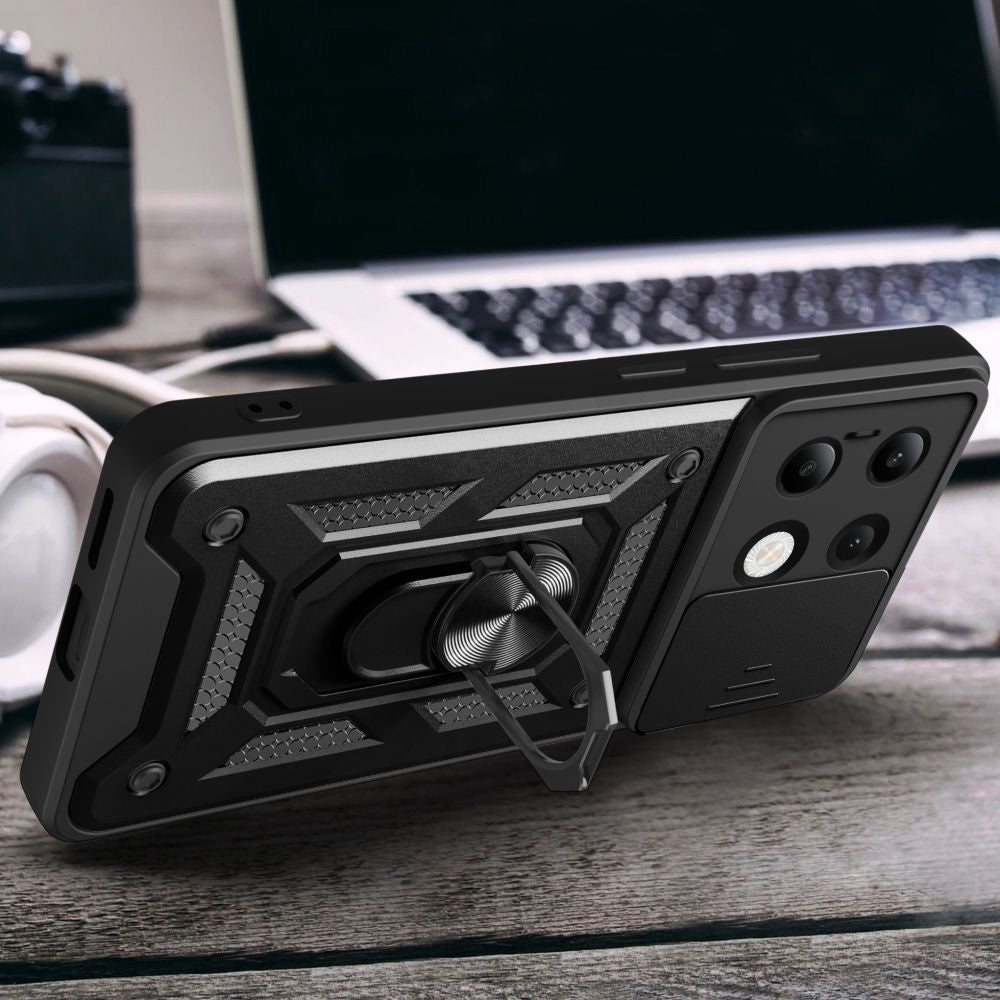 Techsuit - CamShield Series - Xiaomi Redmi Note 13 4G - Black