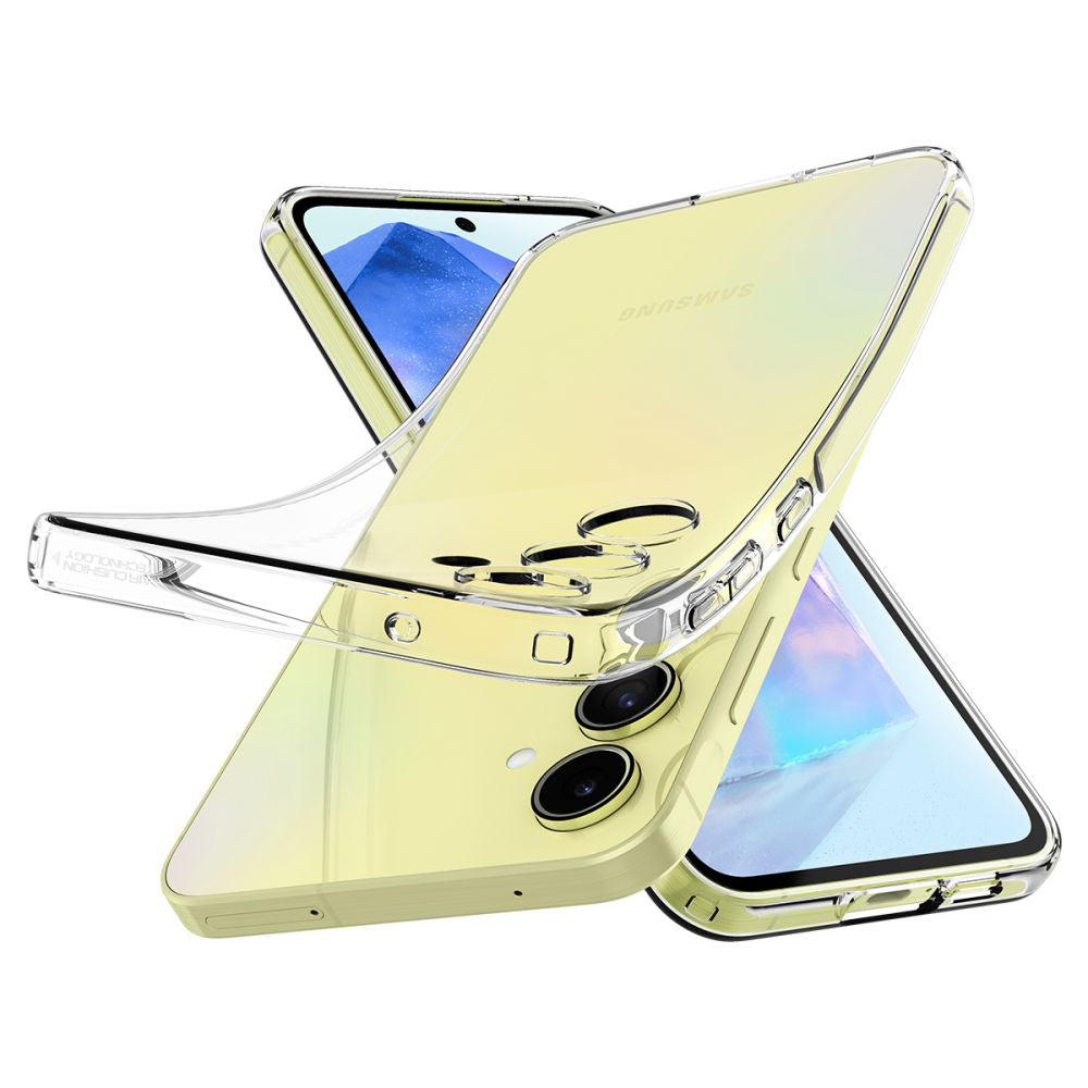 Spigen Husa de protectie Spigen Liquid Crystal (ACS07537) compatibil cu Samsung Galaxy A55 5G, Transparent – imagine 7