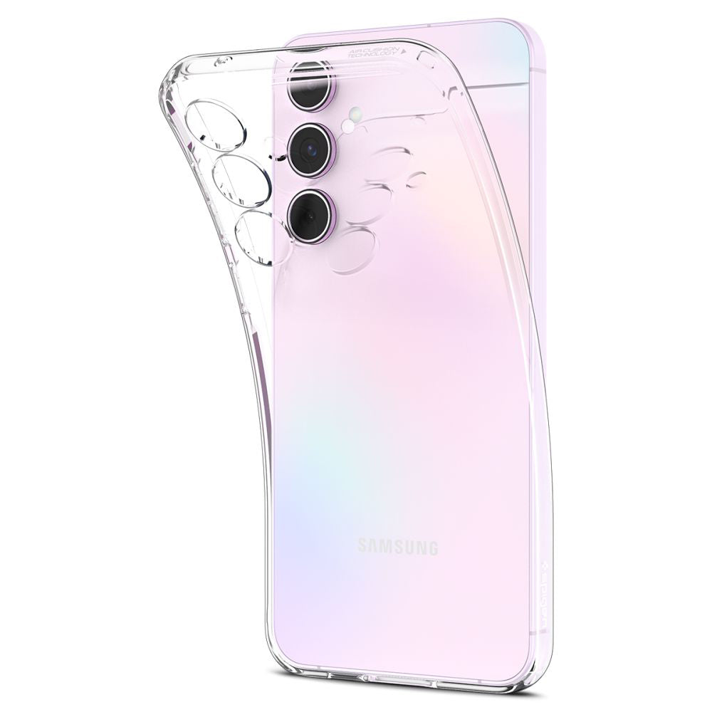 Spigen Husa de protectie Spigen Liquid Crystal (ACS07537) compatibil cu Samsung Galaxy A55 5G, Transparent – imagine 4