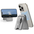 ESR - Desk Holder HaloLock Findmy Wallet - Artificial Leather Wallet Stand - Natural Titanium