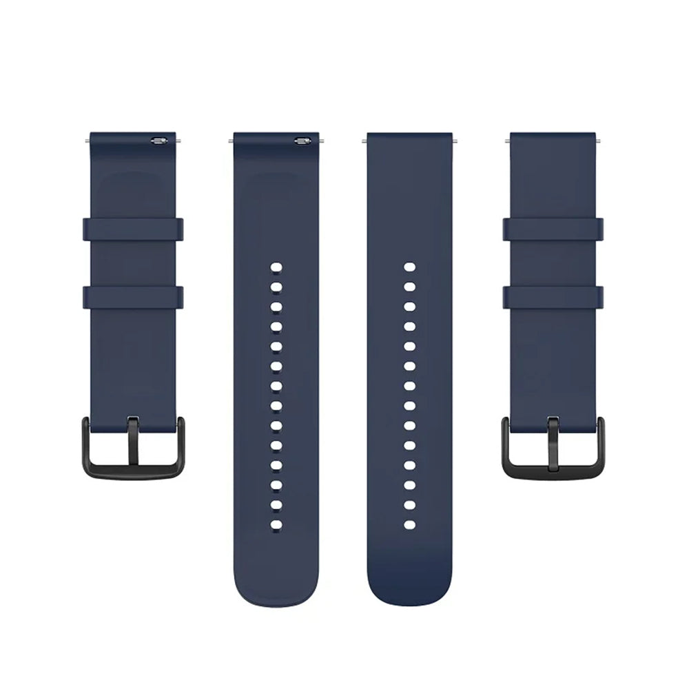 Techsuit - Watchband 22mm (W001) - Huawei Watch GT 2 (46mm)/GT 2 Pro/GT 3 Pro (46mm)/Ultimate, Xiaomi Watch S1 - Dark Bl