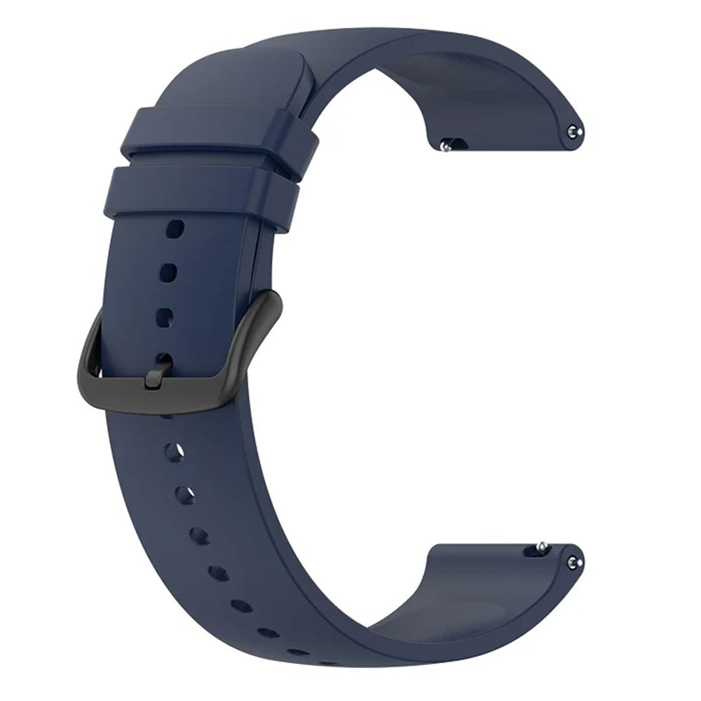 Techsuit - Watchband 20mm (W001) - Samsung Galaxy Watch 4/5/Active 2, Huawei Watch GT 3 (42mm)/GT 3 Pro (43mm) - Dark Bl