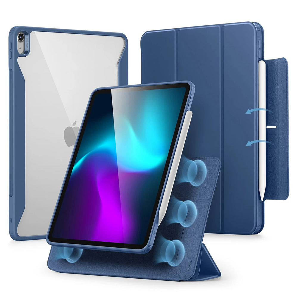 ESR Husa de protectie tableta ESR Rebound Hybrid compatibil cu iiPad Air 13 (2024) / Air 13 (2025) / Air 13 (2026), Bleu