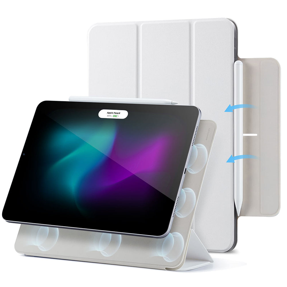 ESR - Rebound Magnetic - iPad Pro 12.9 (2020/2021/2022) / Air 13 (2024) / Air 13 (2025) / Air 13 (2026) - Brilliant Whit