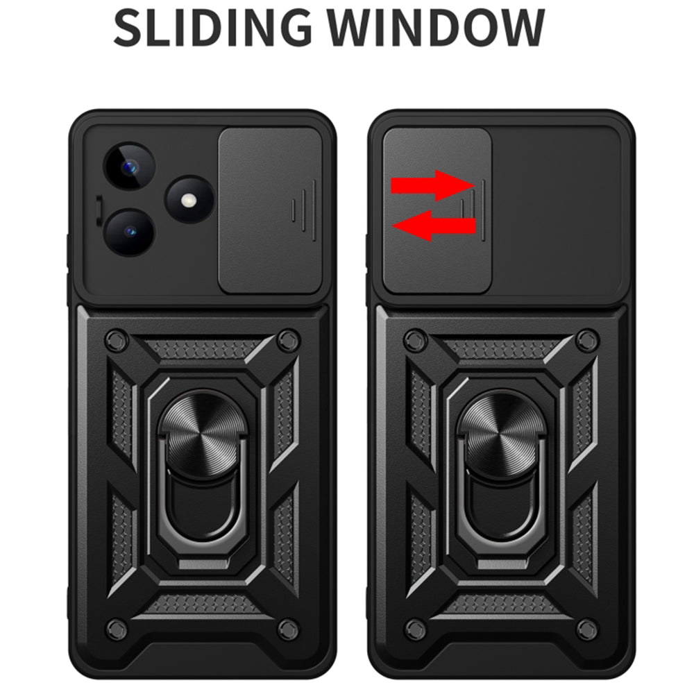 TechSuit Husa de protectie Techsuit CamShield Series compatibil cu Realme C51 / Note 50, Negru – imagine 2