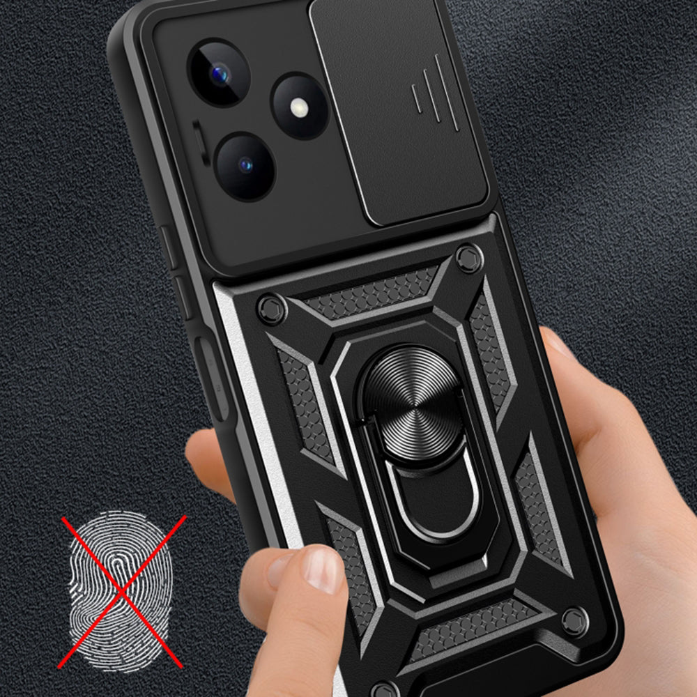 TechSuit Husa de protectie Techsuit CamShield Series compatibil cu Realme C51 / Note 50, Negru – imagine 6