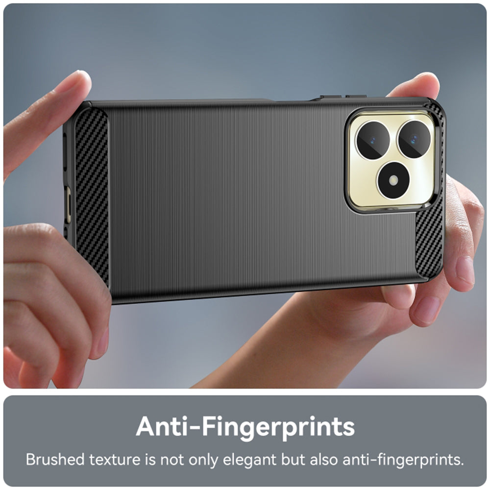 Techsuit - Carbon Silicone - Realme C51 / Note 50 - Black