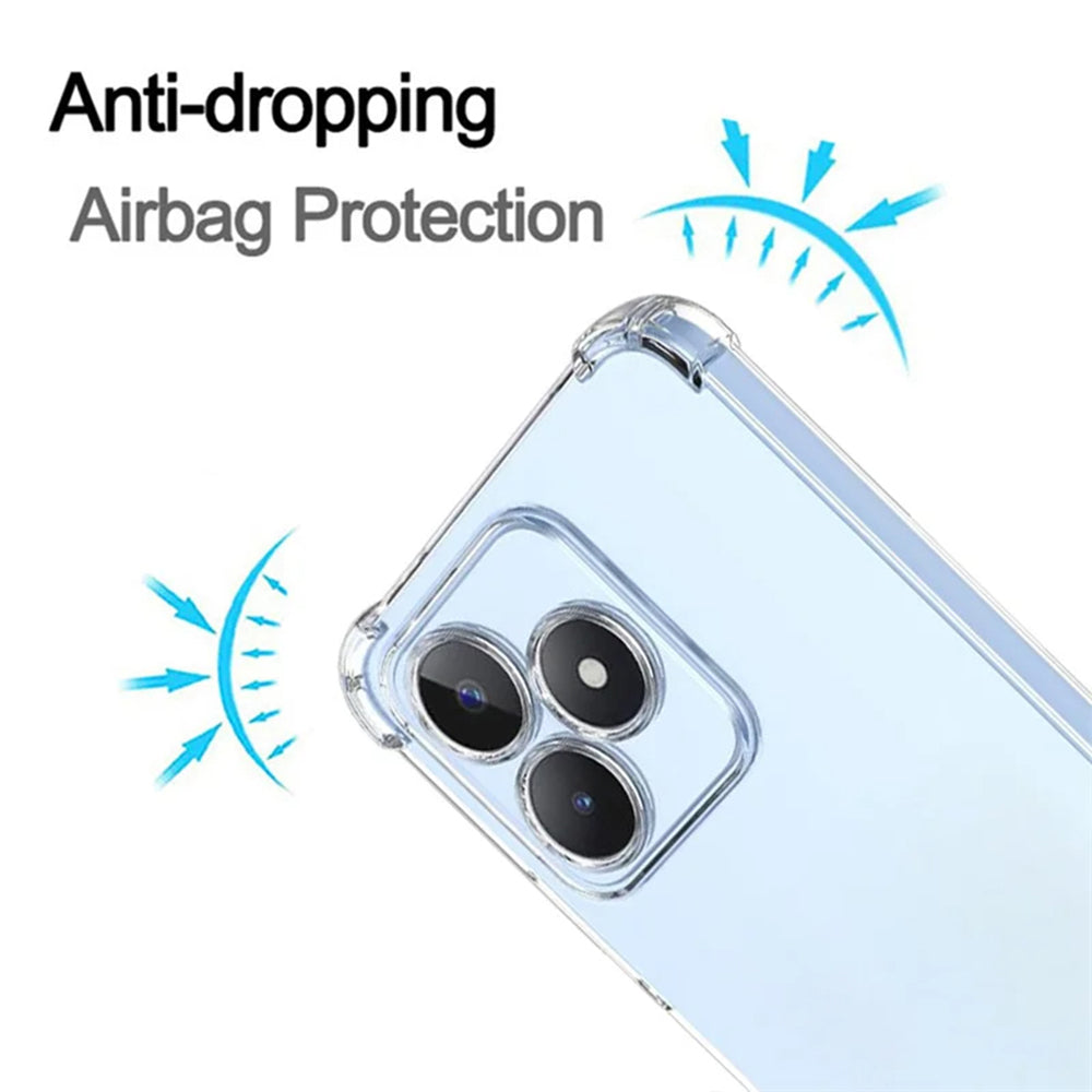 Techsuit - Shockproof Clear Silicone - Realme C51 / Note 50 - Clear