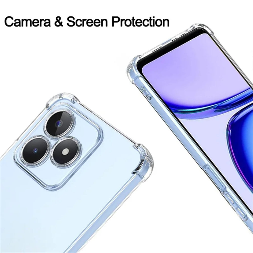 Techsuit - Shockproof Clear Silicone - Realme C51 / Note 50 - Clear