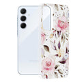 Husa de protectie Techsuit Marble Series compatibil cu Samsung Galaxy A55 5G, Alb