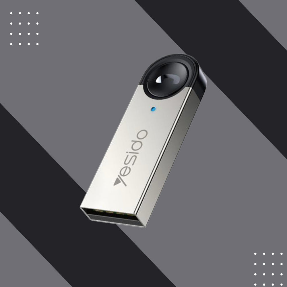 Yesido - Bluetooth Receiver (YAU81) - for Car / Speaker / TV - Black