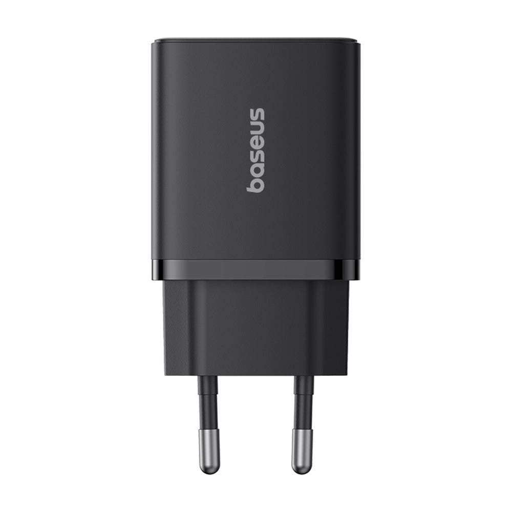 Baseus - Wall Charger (P10111403113-00) - USB, Type-C, Fast Charge 20W - Cluster Black