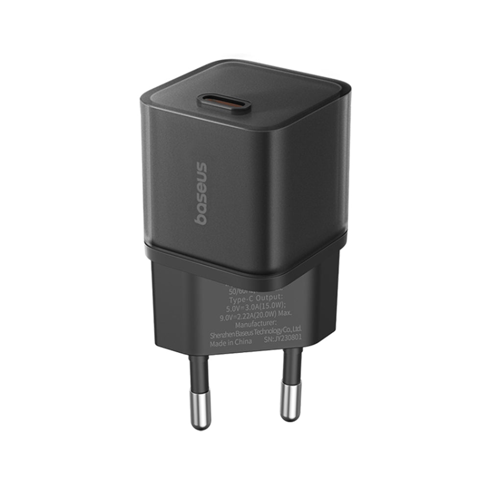 Baseus - Wall Charger Gallium Nitride (P10162504113-00) - GaN5S, Type-C, Fast Charge, 30W - Black