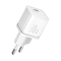 Baseus - Wall Charger Gallium Nitride (P10162504213-00) - GaN5S, Type-C, Fast Charge, 30W - White