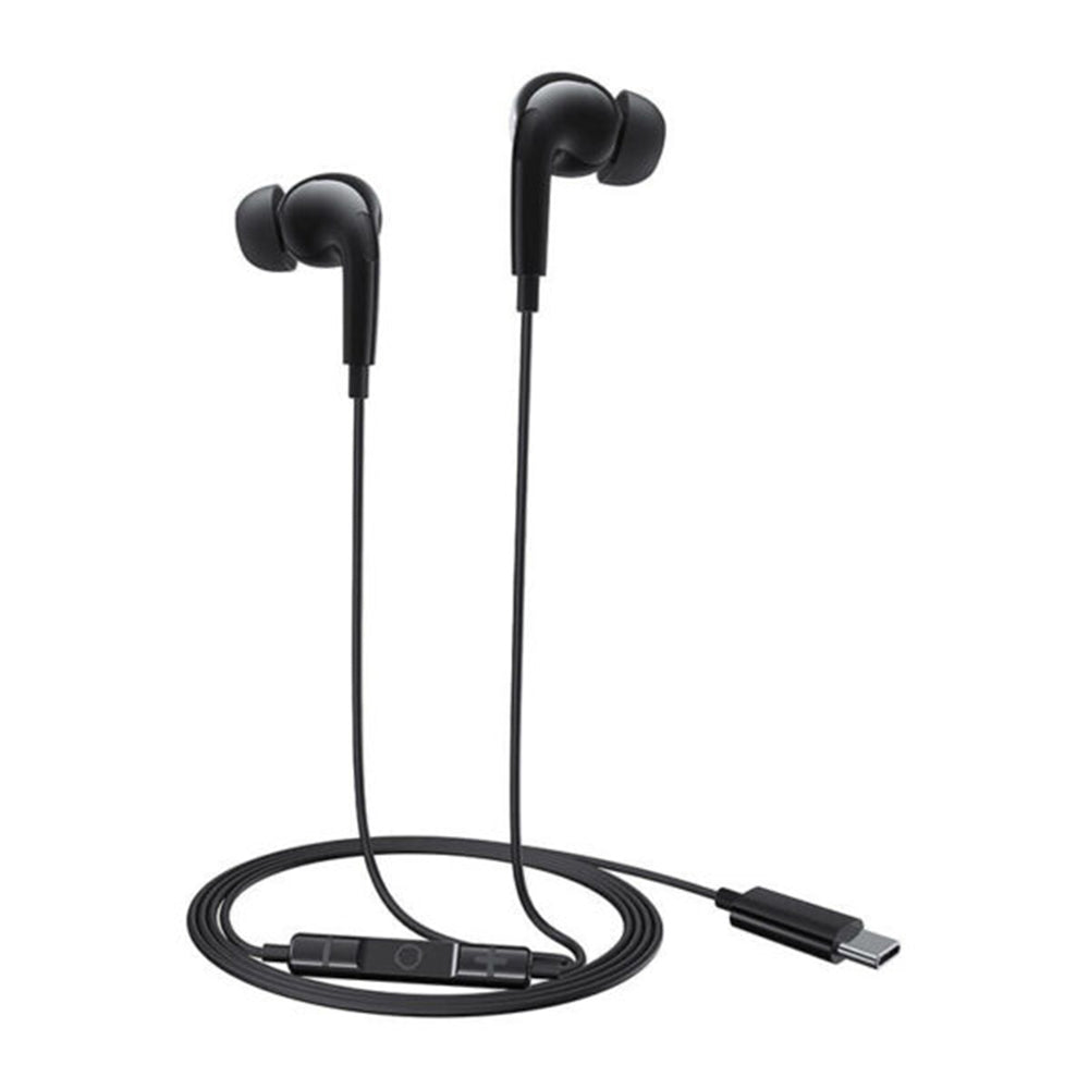 Baseus - Wired Earphones Encok CZ18 (A00170100113-Z1) - Type-C, 20Hz-20kHz - Cluster Black