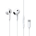 Baseus - Wired Earphones Encok CZ17 (A00170000213-Z1) - Type-C, half-in-ear, 1.1m, 20Hz-20kHz - Moon White