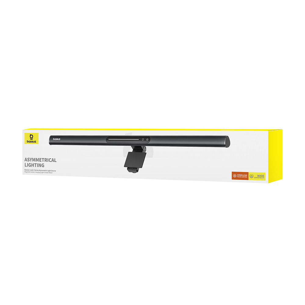 Baseus - Monitor Light Bar i-wok 3 Series (L10068500111-00) - Magnetic Screen Hanging - Black