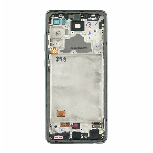 Samsung - Original Display Touchscreen + Frame (16696) - Samsung Galaxy A72 4G (SM-A725), GH82-25460A - Black