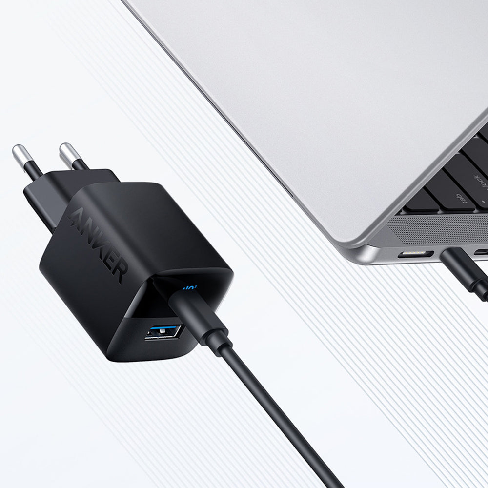 Anker - Wall Charger 323 (A2331G11) - Type-C, USB, Fast Charging, 33W - Black