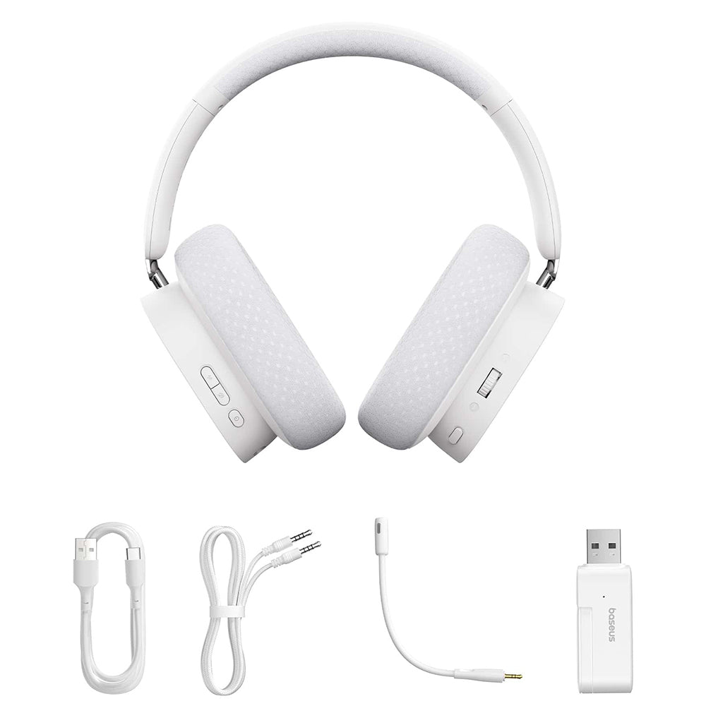 Baseus - Wireless Headphones AeQur GH02 (A00050800113-Z1) - for Gaming, Bluetooth V5.3 - Cluster Black