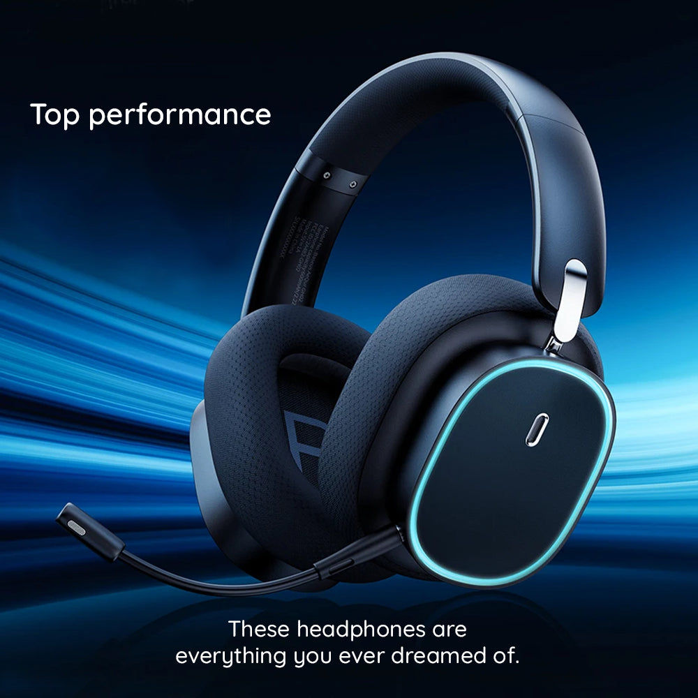 Baseus - Wireless Headphones AeQur GH02 (A00050800113-Z1) - for Gaming, Bluetooth V5.3 - Cluster Black