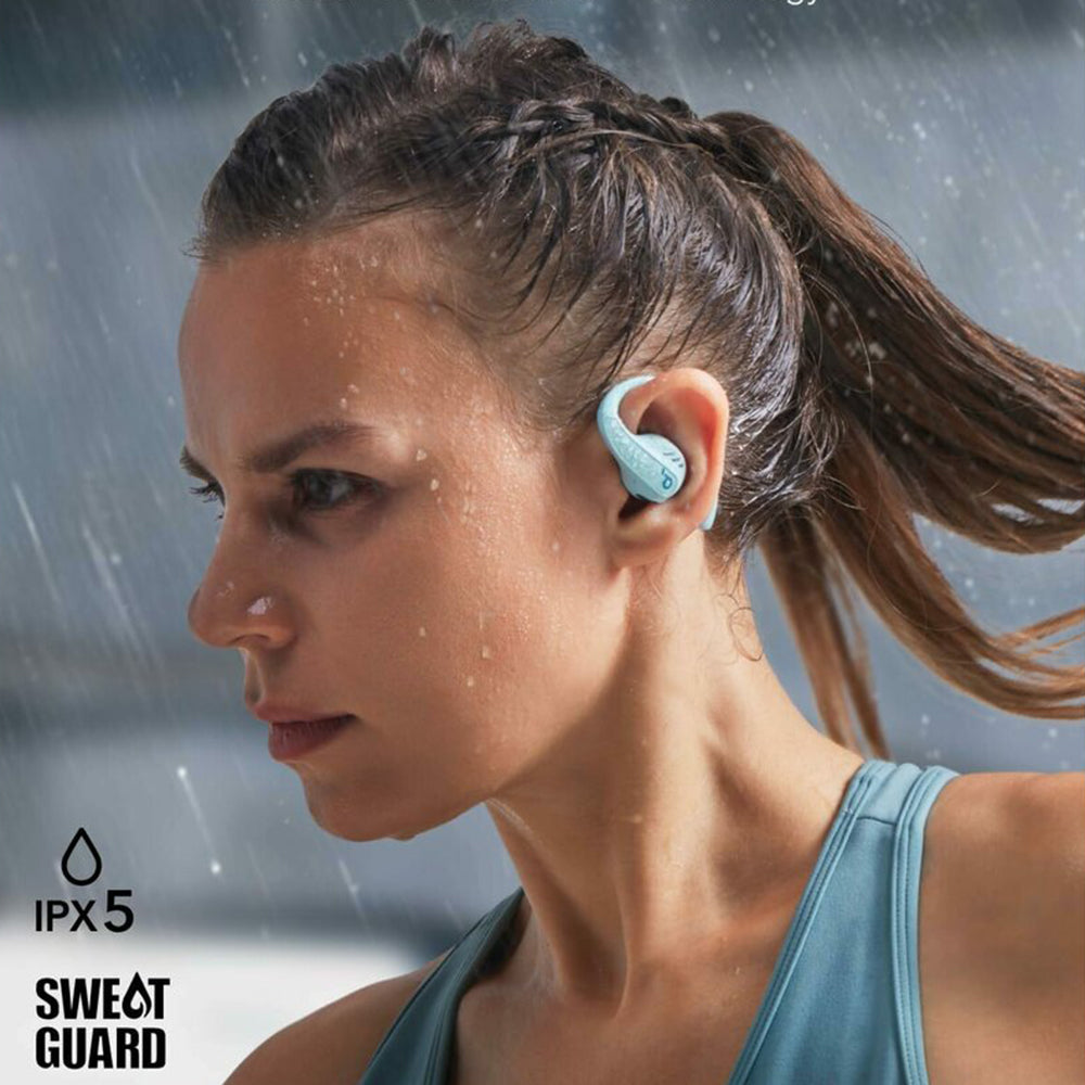 Anker - Wireless Earbuds SoundCore AeroFit Pro (A3871G61) - for Sport, Bluetooth, Waterproof - Blue
