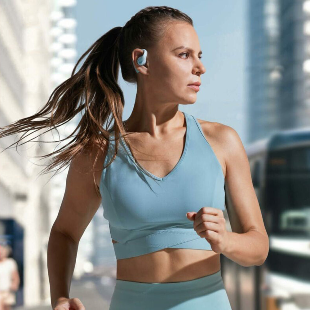 Anker - Wireless Earbuds SoundCore AeroFit Pro (A3871G61) - for Sport, Bluetooth, Waterproof - Blue