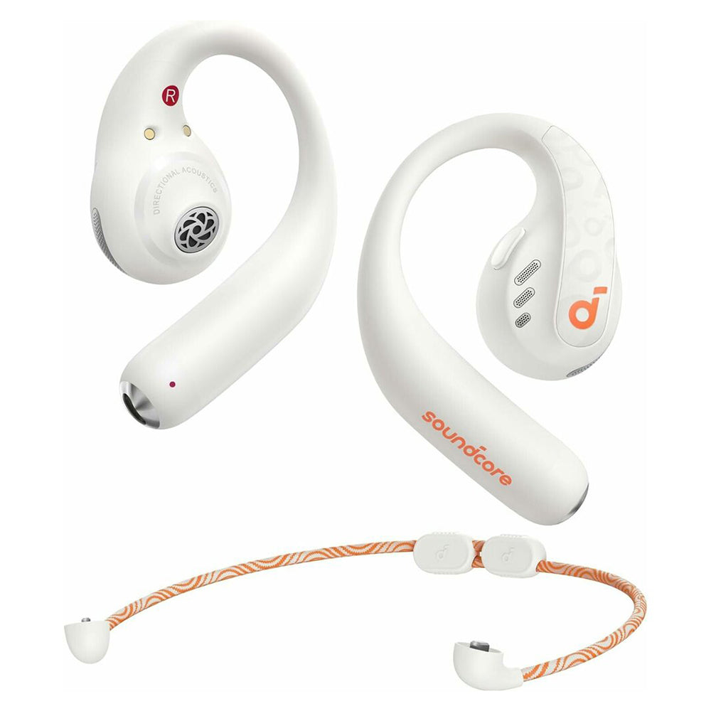 Anker - Wireless Earbuds SoundCore AeroFit Pro (A3871G21) - for Sport, Bluetooth, Waterproof - White