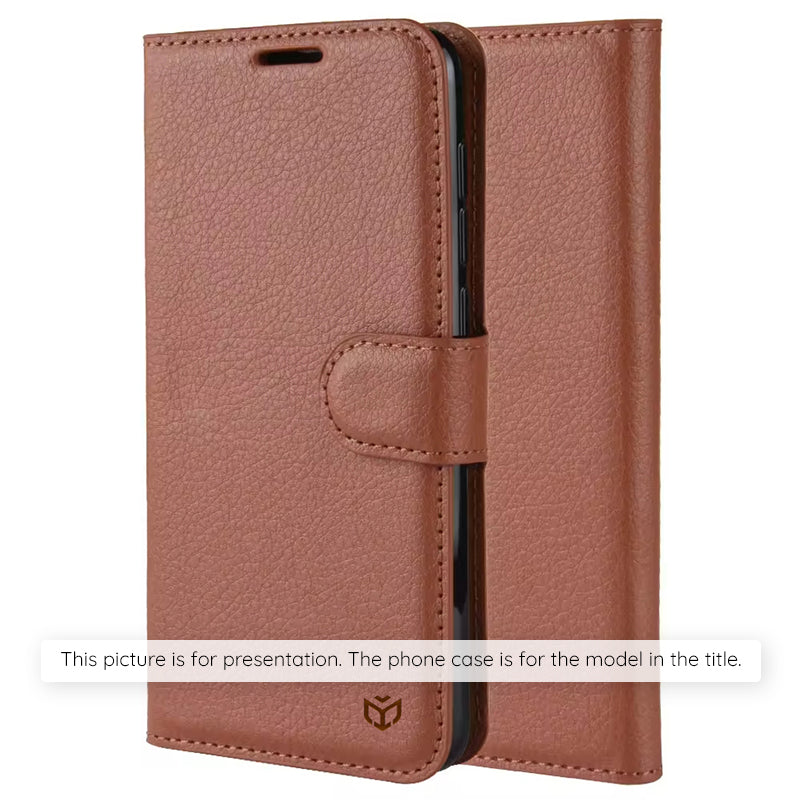 Techsuit - Leather Folio - Oppo Reno15 F / Reno15 FS 5G - Brown