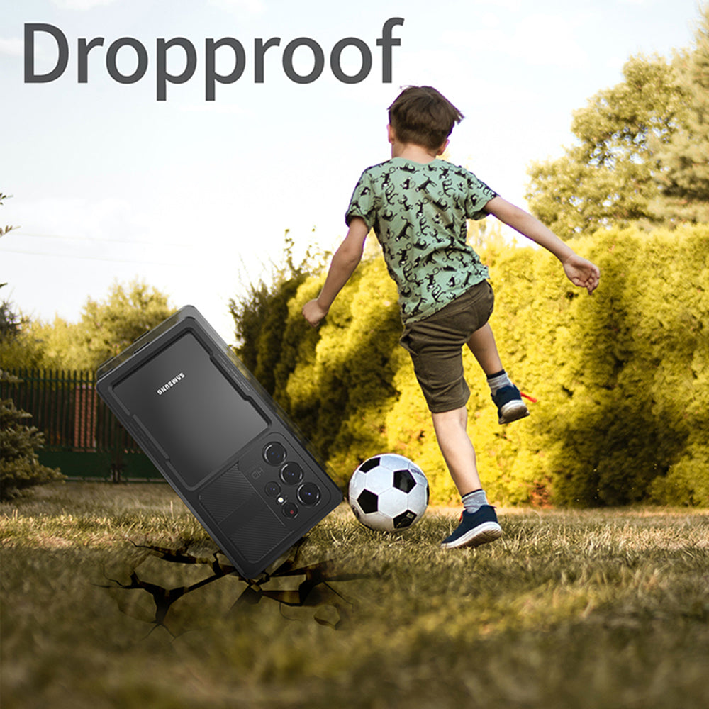 ShellBox - Waterproof IP68 Case - Samsung Galaxy S23 Ultra - Black