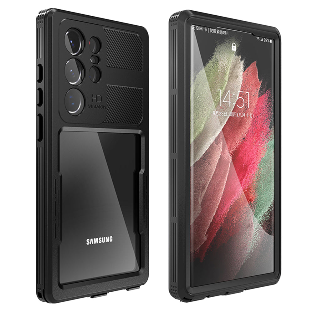 ShellBox - Waterproof IP68 Case - Samsung Galaxy S23 Ultra - Black