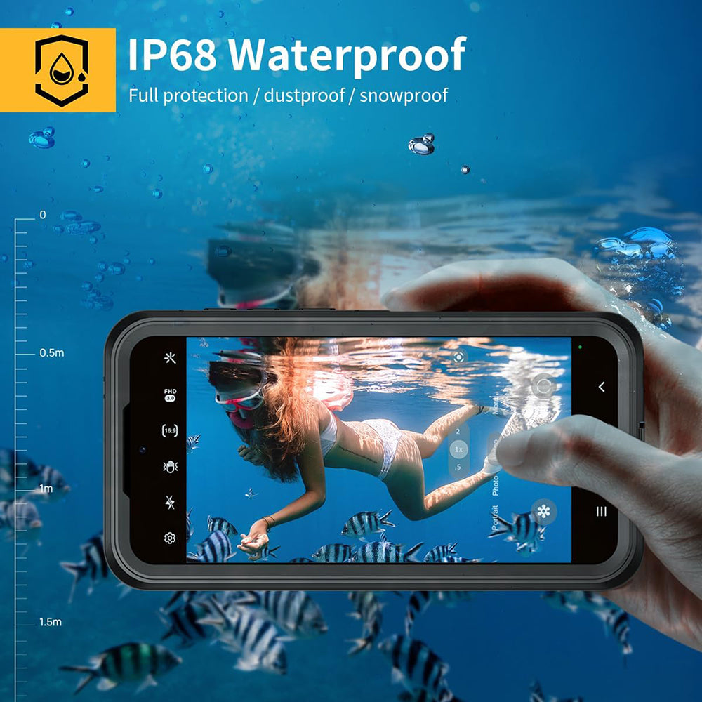 ShellBox - Waterproof IP68 Case - Samsung Galaxy A35 5G - Black