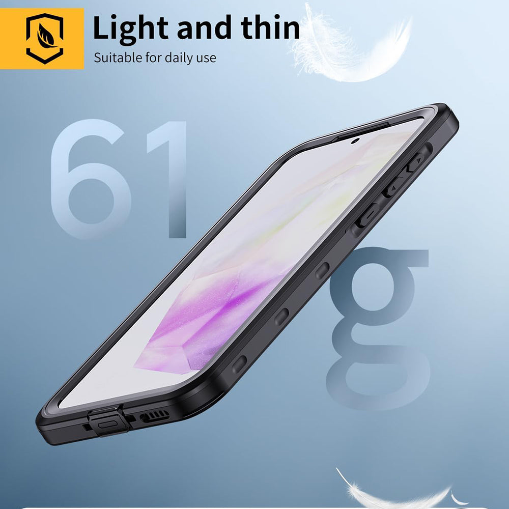 ShellBox - Waterproof IP68 Case - Samsung Galaxy A35 5G - Black